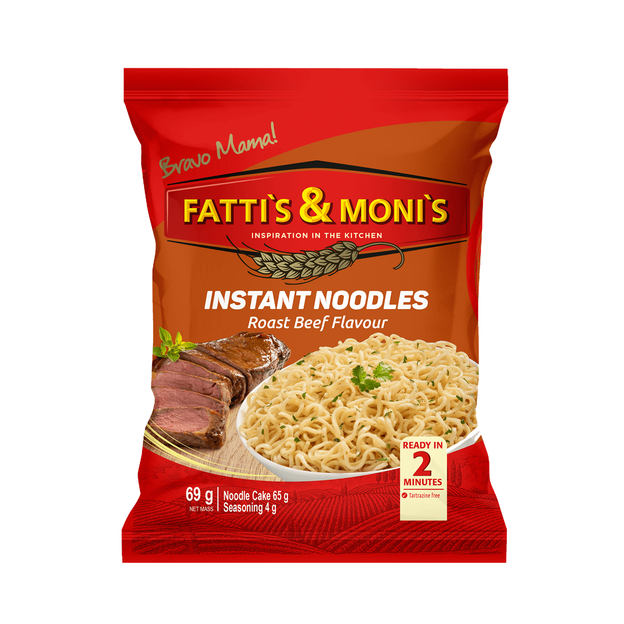 Fattis and Monis Instant Noodles Roast Beef